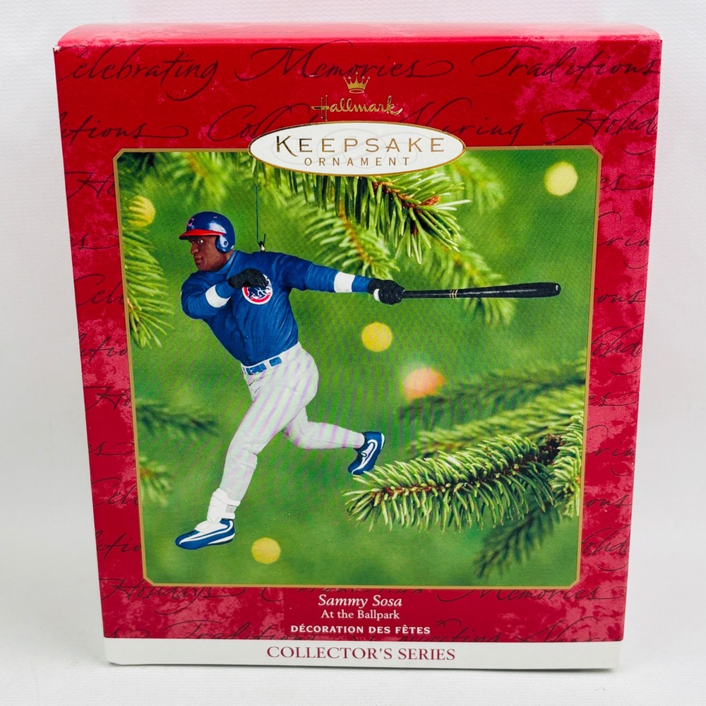Hallmark Sammy Sosa Chicago Cubs At‎ the Ballpark Series MLB Ornament 2001